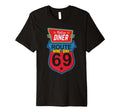 Wine Dine Route 69 Diner T-Shirt - Streetwear Style for Adults - T-Shirt, Sweatshirt, Hoodie
