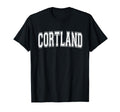 Cortland Ny New York Usa Sports T-Shirt - Custom Art Print Men Women - T-Shirt, Sweatshirt, Hoodie