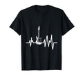 Electric Guitar Heartbeat Rock Player T-Shirt - Unique Graphic Men Women - T-Shirt, Sweatshirt, Hoodie
