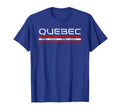 Quebec Canada Weathered Stripe T-Shirt - Custom Art Print Unisex - T-Shirt, Sweatshirt, Hoodie