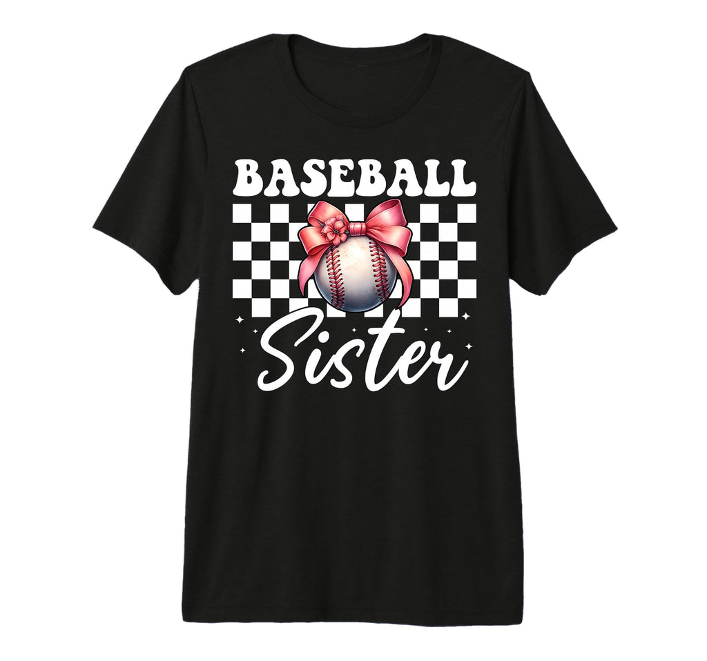 Baseball Sister Baseball Coquette T-Shirt - Fun Novelty Design for Adults - T-Shirt, Sweatshirt, Hoodie