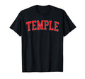 Temple Tx Varsity Red Text T-Shirt - Minimalist Print Unisex - T-Shirt, Sweatshirt, Hoodie