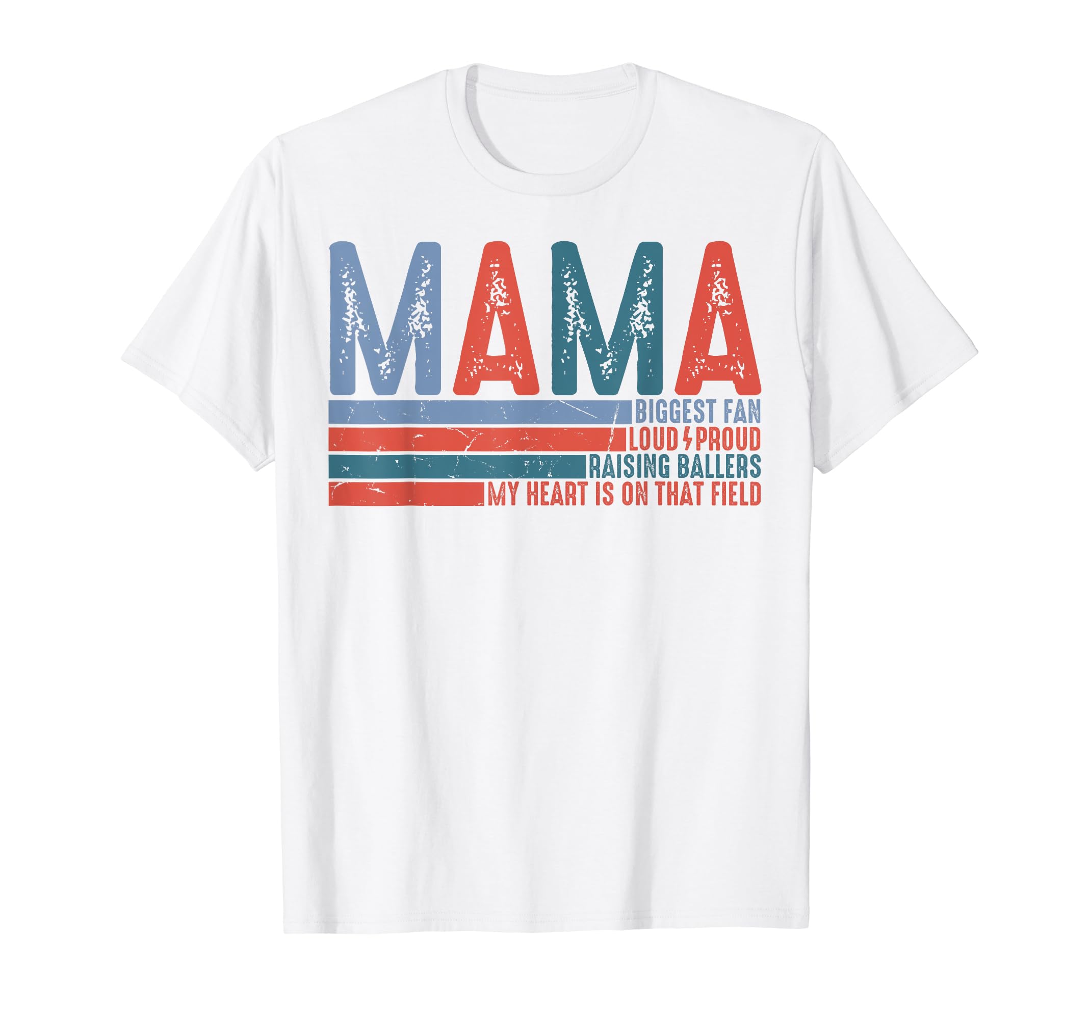 Baseball Mama Biggest Fan Loud Proud T-Shirt - Trendy Graphic Men Women - T-Shirt, Sweatshirt, Hoodie