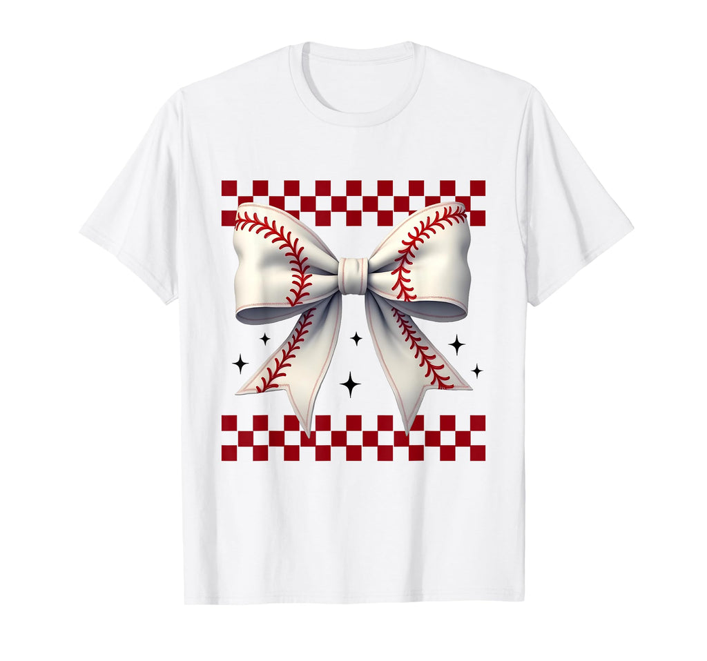 Baseball Coquette Bow Baseball Mama T-Shirt - Streetwear Style Unisex - T-Shirt, Sweatshirt, Hoodie
