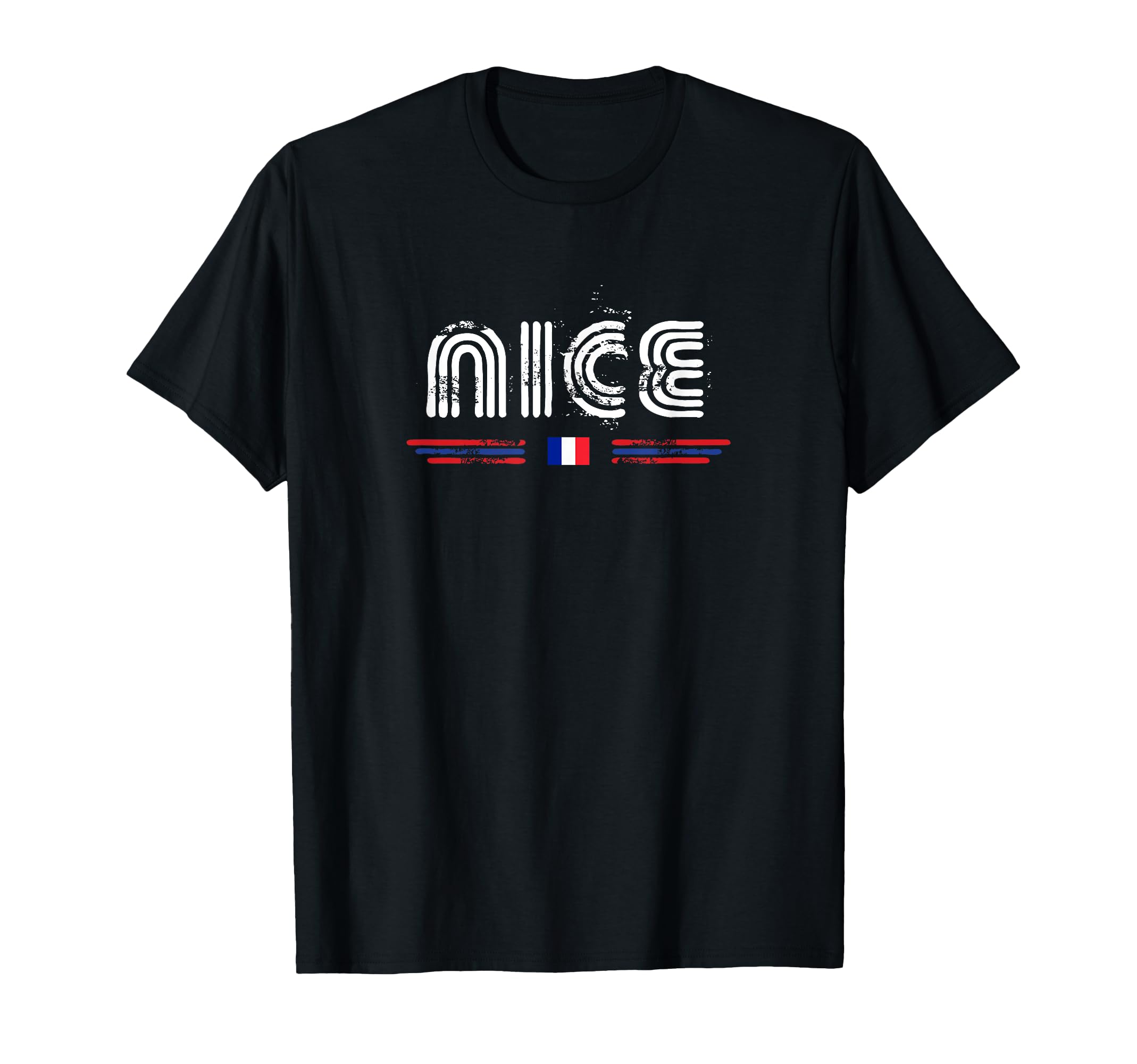 Nice France 70S 80S Type T-Shirt - Minimalist Print Men Women - T-Shirt, Sweatshirt, Hoodie