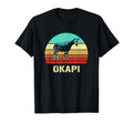 Sunset Okapi T-Shirt - Graphic Print Unisex - T-Shirt, Sweatshirt, Hoodie