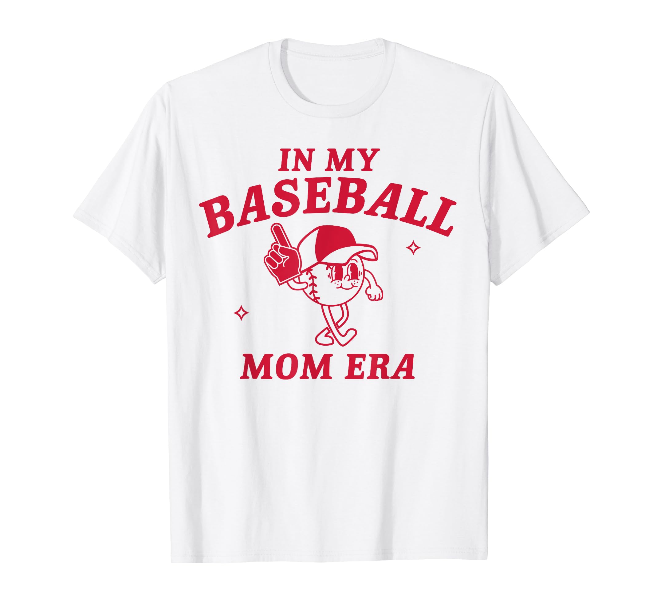 My Baseball Mom Era Game Day Mama Groovy T-Shirt - Trendy Graphic Unisex - T-Shirt, Sweatshirt, Hoodie