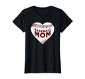 Baseball Mom Heart Love Mothers Day T-Shirt - Graphic Print for Adults - T-Shirt, Sweatshirt, Hoodie