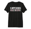 Mens Baseball Catcher Grandpa T-Shirt - Minimalist Print for Adults - T-Shirt, Sweatshirt, Hoodie