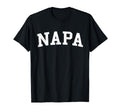 Napa Ca Distressed White Varsity T-Shirt - Trendy Graphic Men Women - T-Shirt, Sweatshirt, Hoodie