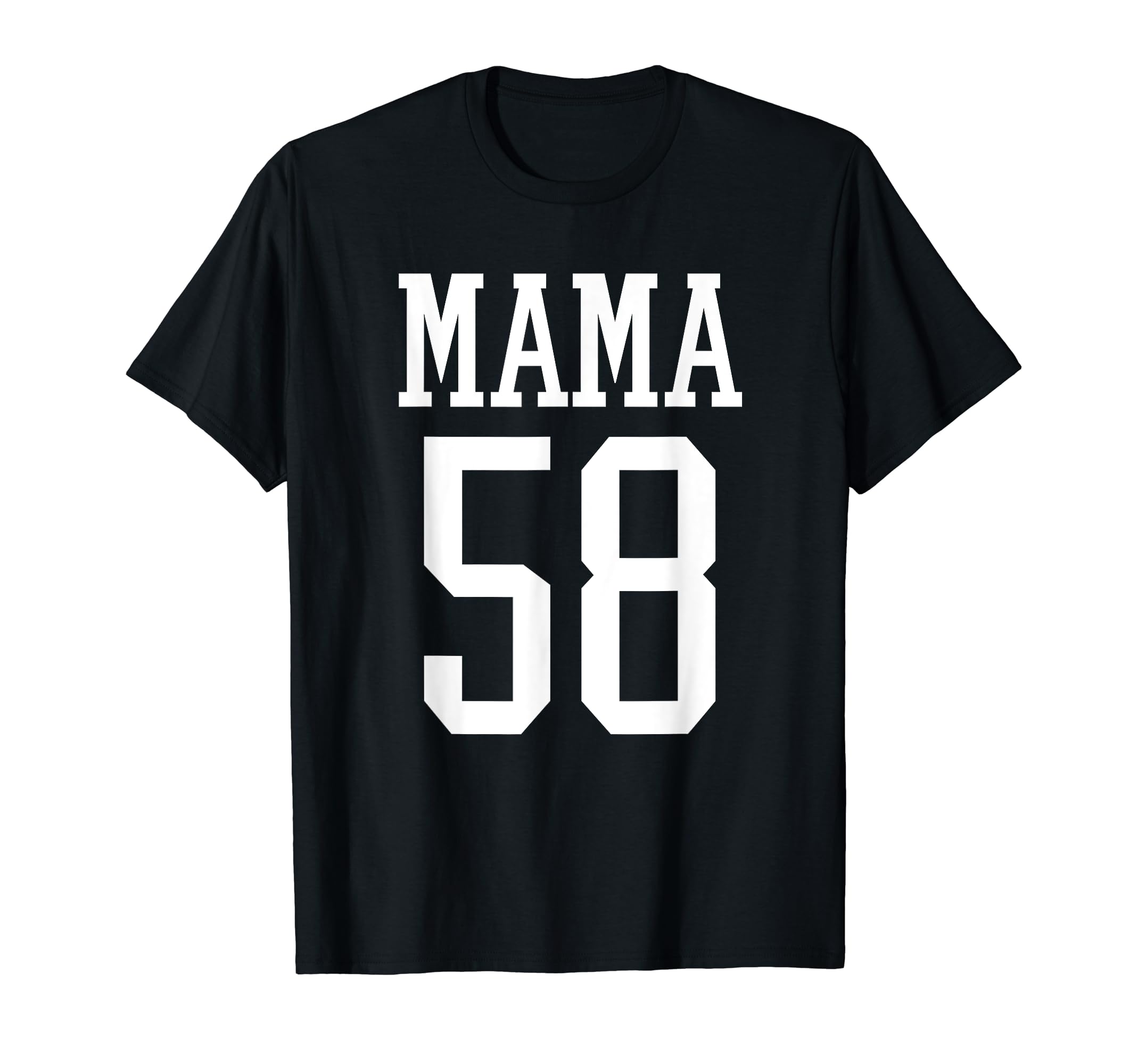 Number 58 Mama Biggest Fan Spirit T-Shirt - Casual Everyday Wear Men Women - T-Shirt, Sweatshirt, Hoodie