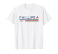 Dean Phillips 2024 President Stripe T-Shirt - Graphic Print Unisex - T-Shirt, Sweatshirt, Hoodie