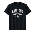 San Jose Distressed Capital Silicon T-Shirt - Minimalist Print for Adults - T-Shirt, Sweatshirt, Hoodie