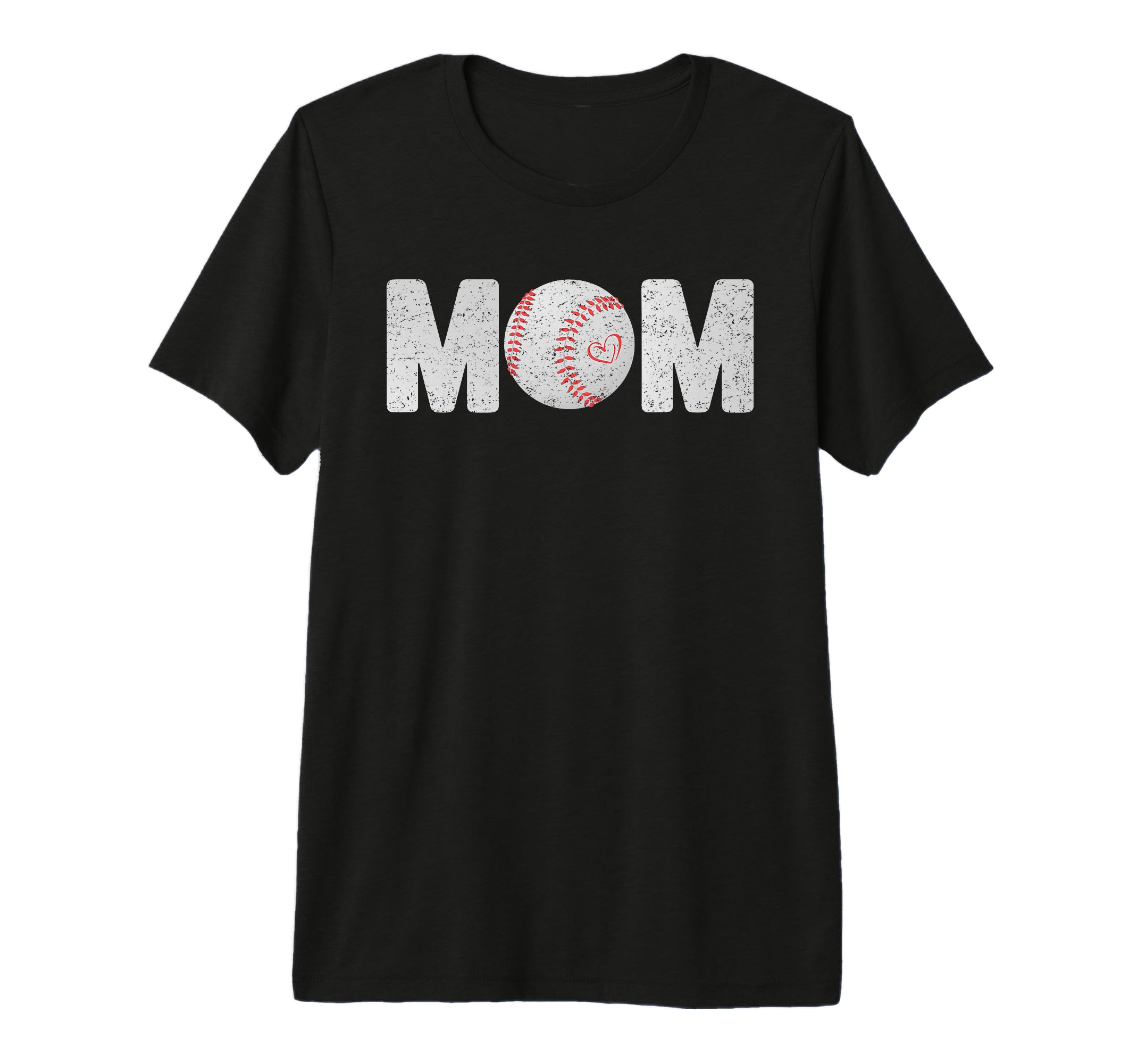 Gift Mom Baseball Mom Tri Blend T-Shirt - Novelty Apparel Unisex - T-Shirt, Sweatshirt, Hoodie