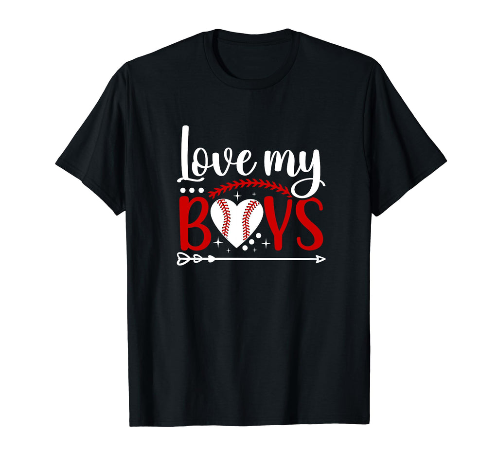 Love My Baseball Mom Baseball T-Shirt - Casual Everyday Wear for Adults - T-Shirt, Sweatshirt, Hoodie