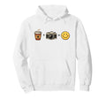 Funny Coffee Camera Happy Photographer Hoodie - Streetwear Style Unisex - T-Shirt, Sweatshirt, Hoodie