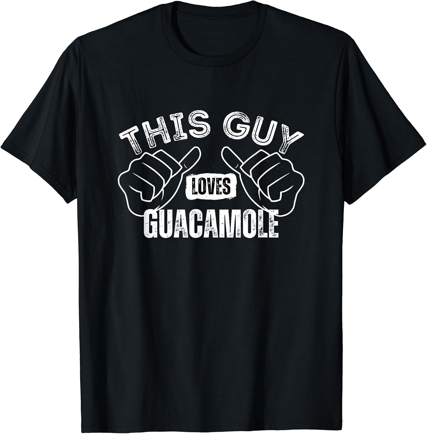 I Love Guacamole Funny Text Merch - Adult & Kids T-Shirts, Sweatshirts & Hoodies apparel design preview 1
