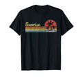 Sunrise Fl Florida Stripes Lines Tourist T-Shirt - Streetwear Style Unisex - T-Shirt, Sweatshirt, Hoodie