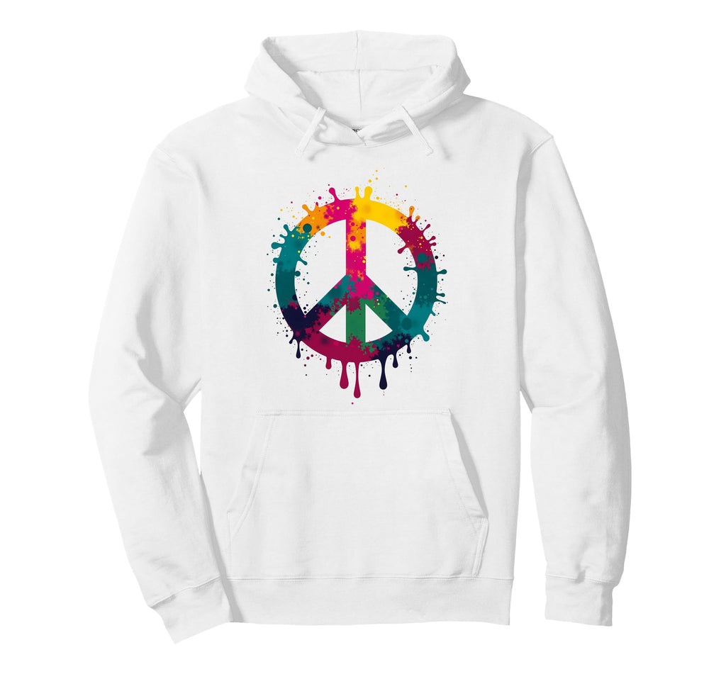 60S 70S Flower Power Groovy Love Hoodie - Aesthetic Graphic for Adults - T-Shirt, Sweatshirt, Hoodie
