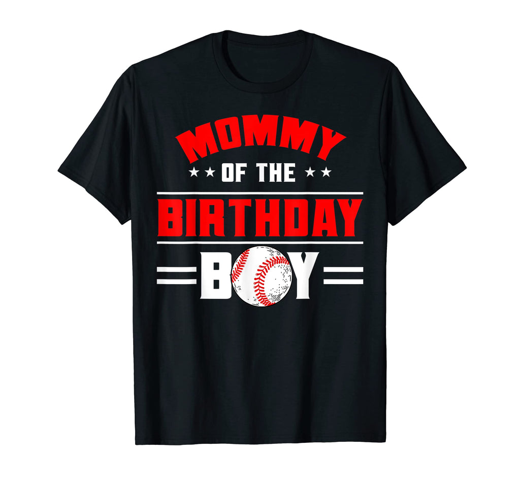 Mommy Birthday Baseball Theme Family T-Shirt - Aesthetic Graphic Men Women - T-Shirt, Sweatshirt, Hoodie