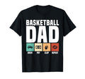 Funny Basketball Dad Proud Hoop T-Shirt - Casual Everyday Wear Men Women - T-Shirt, Sweatshirt, Hoodie
