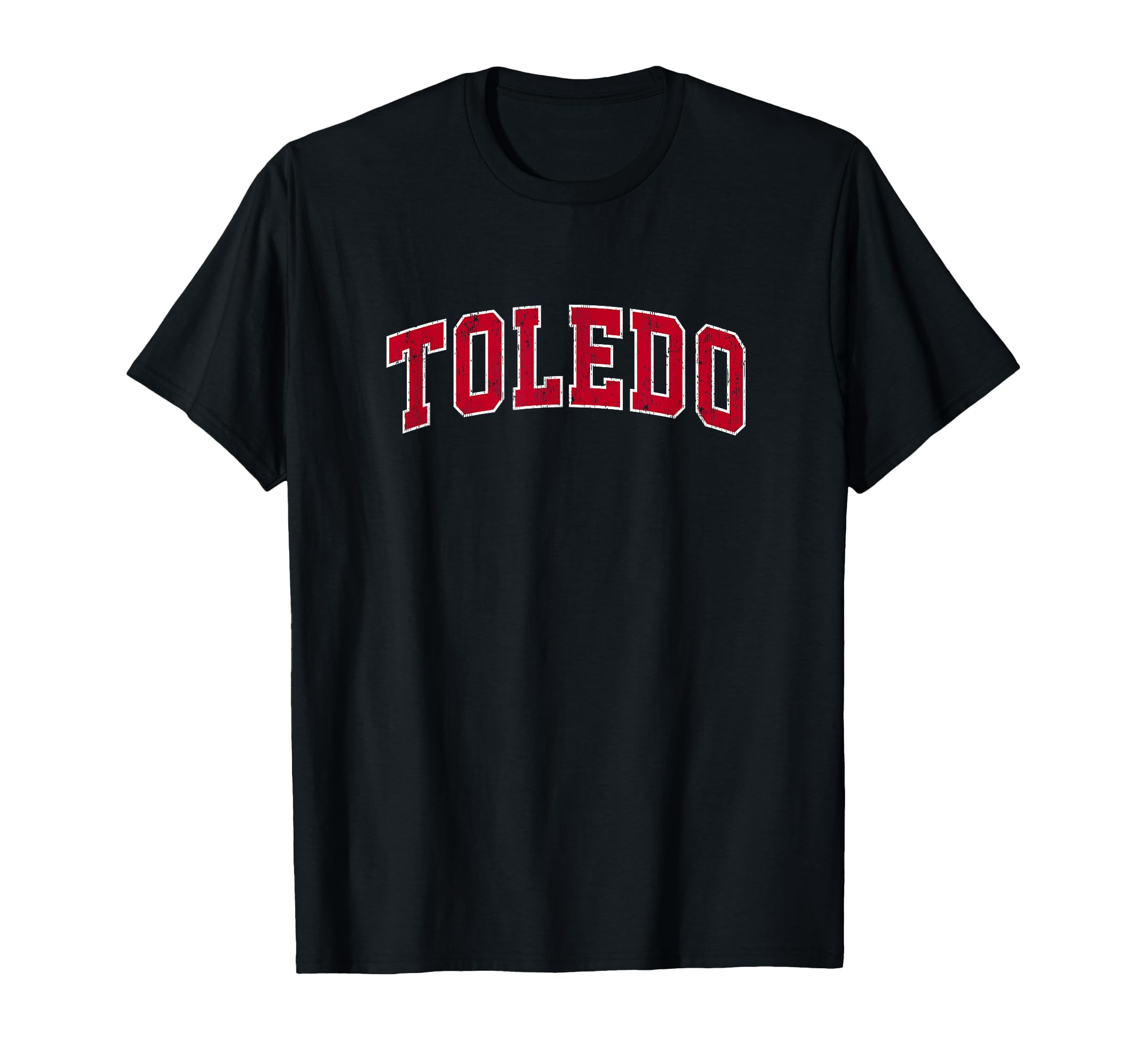 Toledo Ohio Oh Sports Red T-Shirt - Aesthetic Graphic Unisex - T-Shirt, Sweatshirt, Hoodie