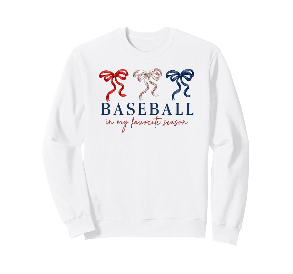 Coquette Baseball Is My Favorite Sweatshirt - Fun Novelty Design Men Women - T-Shirt, Sweatshirt, Hoodie