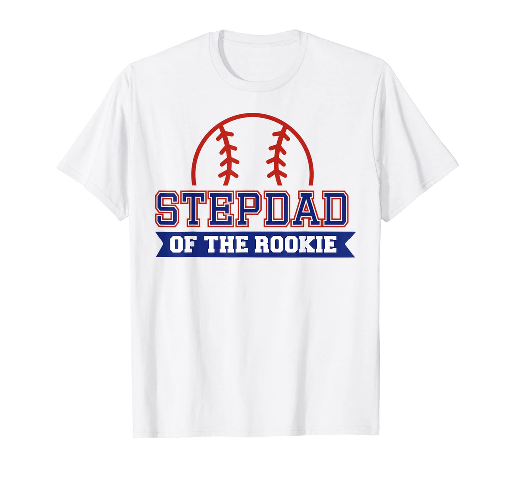 Stepdad Rookie 1St Birthday Baseball T-Shirt - Aesthetic Graphic Men Women - T-Shirt, Sweatshirt, Hoodie