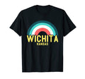 Wichita Kansas Rainbow T-Shirt - Trendy Graphic for Adults - T-Shirt, Sweatshirt, Hoodie