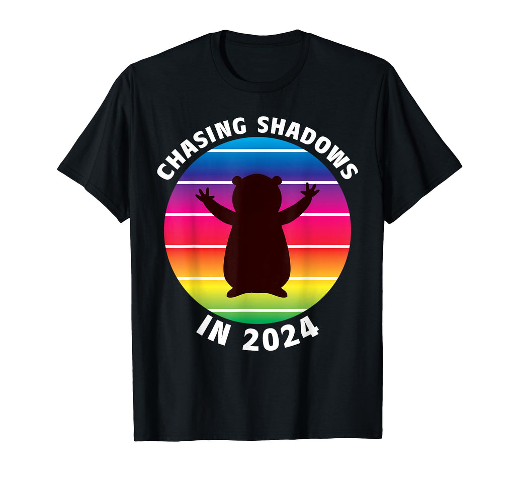 Groundhog Day 2024 Funny Rainbow T-Shirt - Casual Everyday Wear Men Women - T-Shirt, Sweatshirt, Hoodie