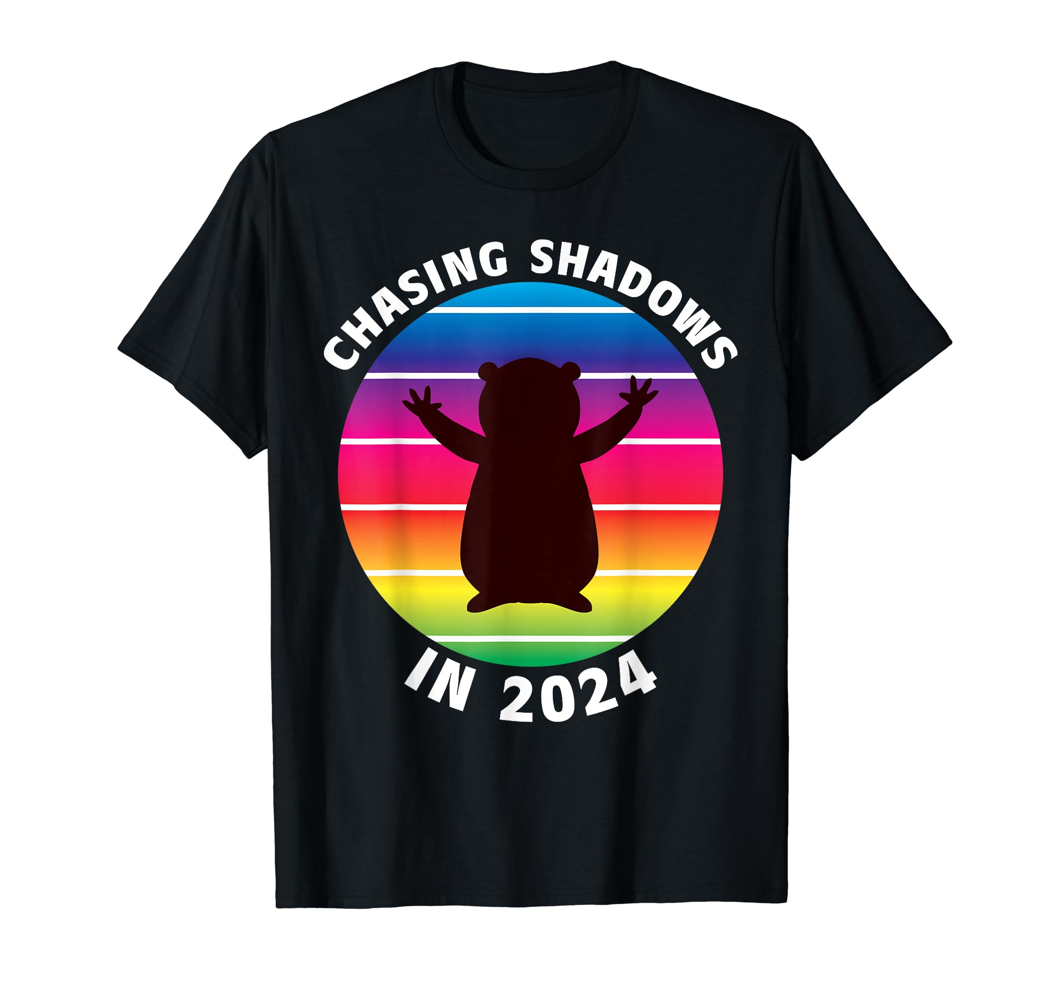 Groundhog Day 2024 Funny Rainbow T-Shirt - Casual Everyday Wear Men Women - T-Shirt, Sweatshirt, Hoodie