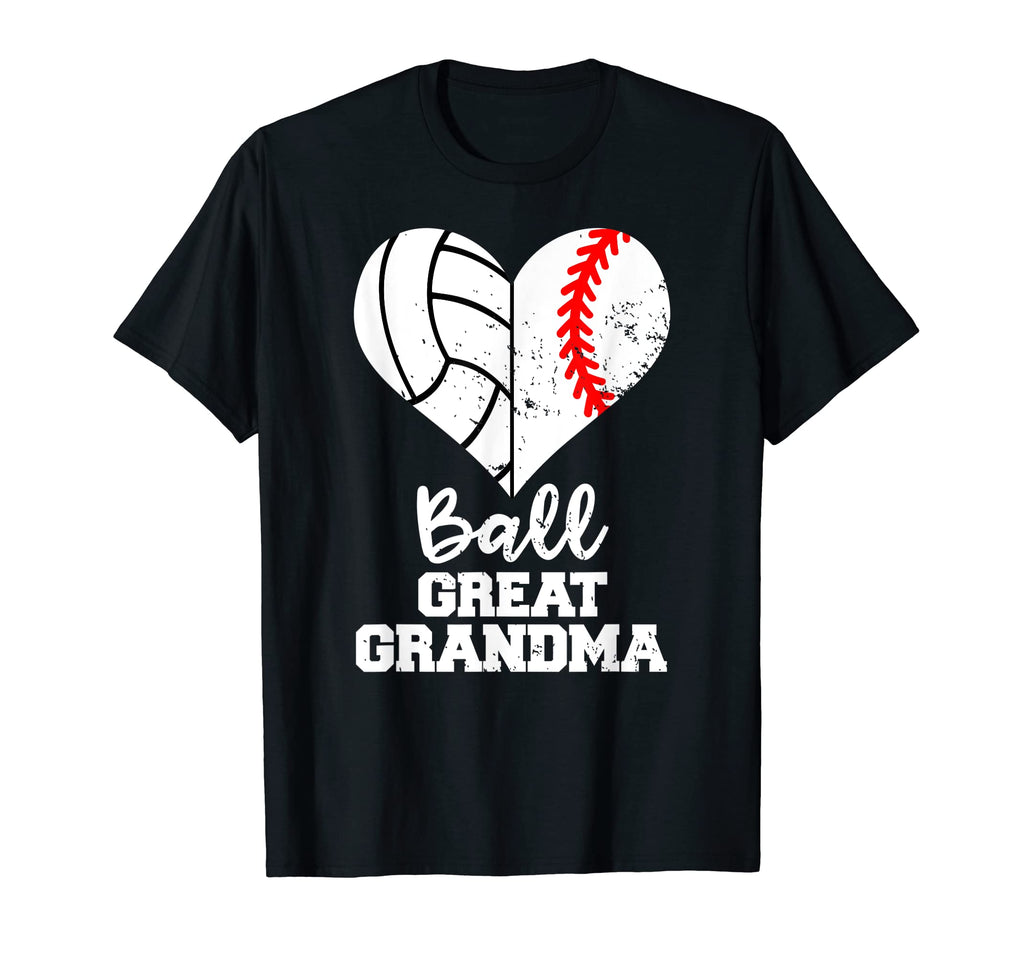 Ball Great Grandma Heart Funny T-Shirt - Trendy Graphic for Adults - T-Shirt, Sweatshirt, Hoodie