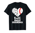 Ball Great Grandma Heart Funny T-Shirt - Trendy Graphic for Adults - T-Shirt, Sweatshirt, Hoodie