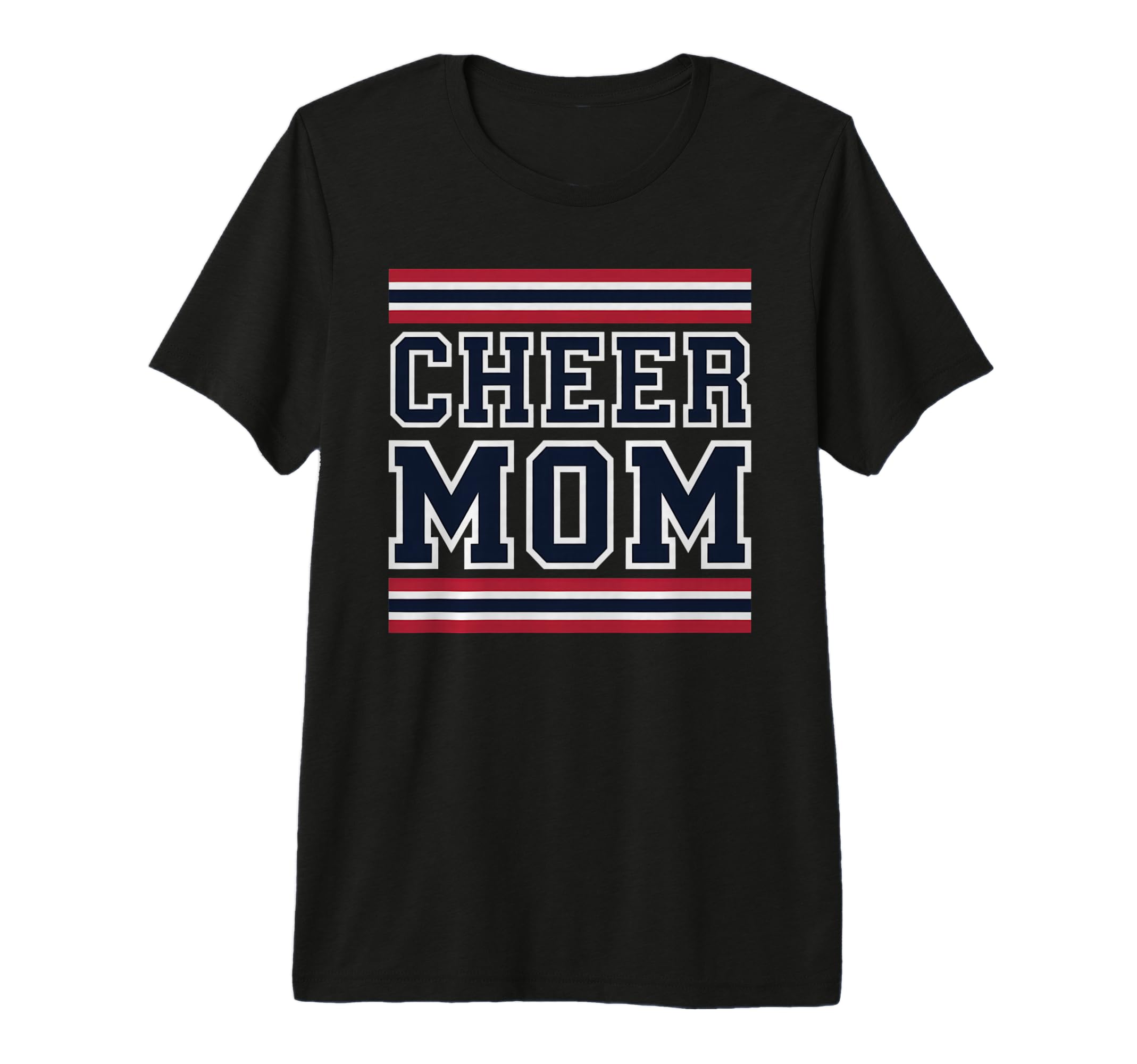 Cheer Mom Mother Bow Cheerleader Game Day T-Shirt - Graphic Print Unisex - T-Shirt, Sweatshirt, Hoodie