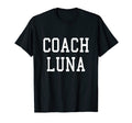Coach Luna Custom Football Soccer T-Shirt - Aesthetic Graphic Unisex - T-Shirt, Sweatshirt, Hoodie