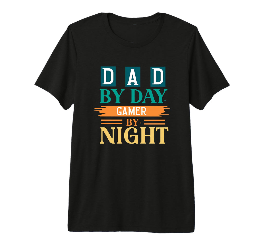 Dad Day Gamer Night Fathers Day Dad Tri T-Shirt - Minimalist Print Unisex - T-Shirt, Sweatshirt, Hoodie