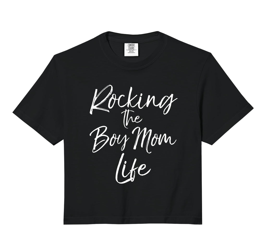 Rocking Mom Life Funny Mom Comfort Colors Hoodie - Trendy Graphic Unisex - T-Shirt, Sweatshirt, Hoodie