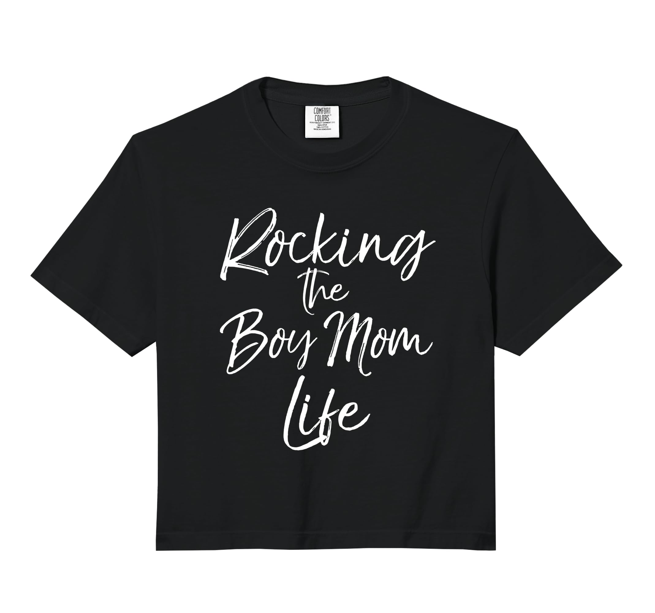 Rocking Mom Life Funny Mom Comfort Colors Hoodie - Trendy Graphic Unisex - T-Shirt, Sweatshirt, Hoodie