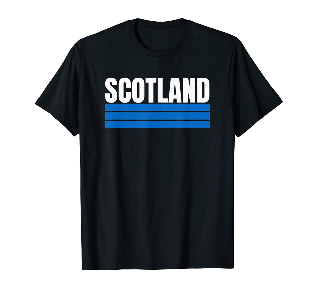 Scotland Blue White Scottish Fan Gear T-Shirt - Unique Graphic Men Women - T-Shirt, Sweatshirt, Hoodie