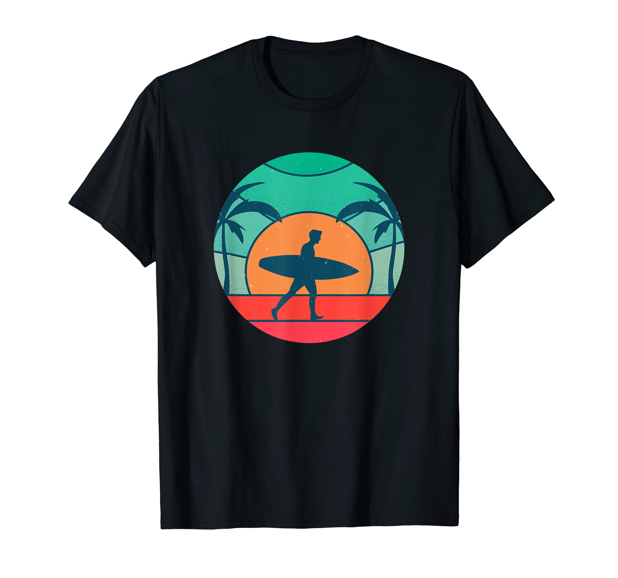 Sunset Surfing Surf Sunset Beach T-Shirt - Graphic Print Men Women - T-Shirt, Sweatshirt, Hoodie