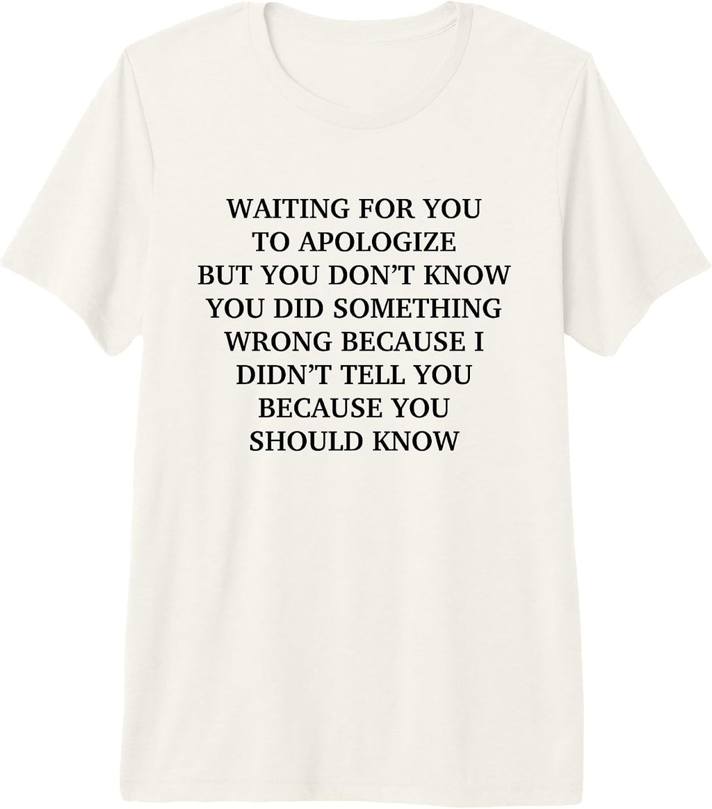 Funny Argument Relationship Apologize Humor Gifts - Adult & Kids T-Shirts, Sweatshirts & Hoodies apparel design preview 1