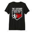 Proud Baseball Catcher Mom Baseball T-Shirt - Trendy Graphic for Adults - T-Shirt, Sweatshirt, Hoodie