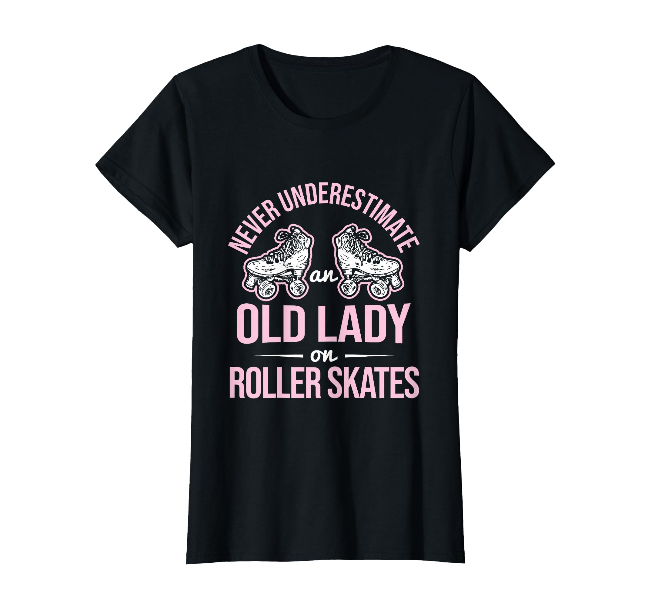 Old Lady Roller Derby Roller Skating T-Shirt - Custom Art Print Men Women - T-Shirt, Sweatshirt, Hoodie