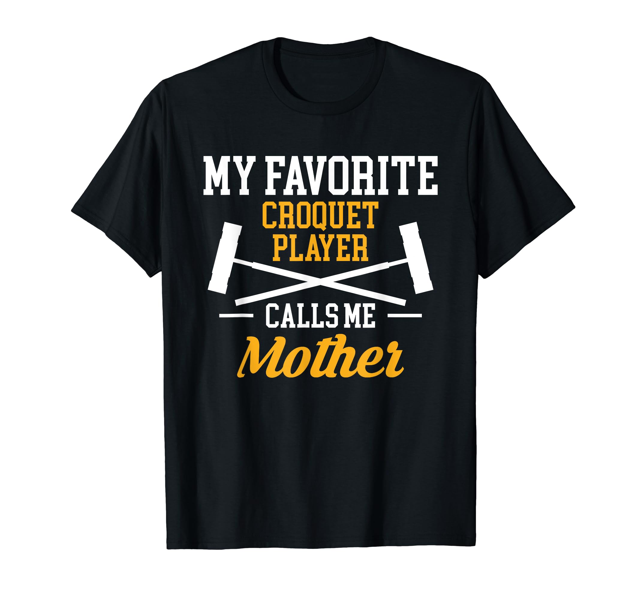 Croquet Lawn Game Croquet Player T-Shirt - Minimalist Print Men Women - T-Shirt, Sweatshirt, Hoodie