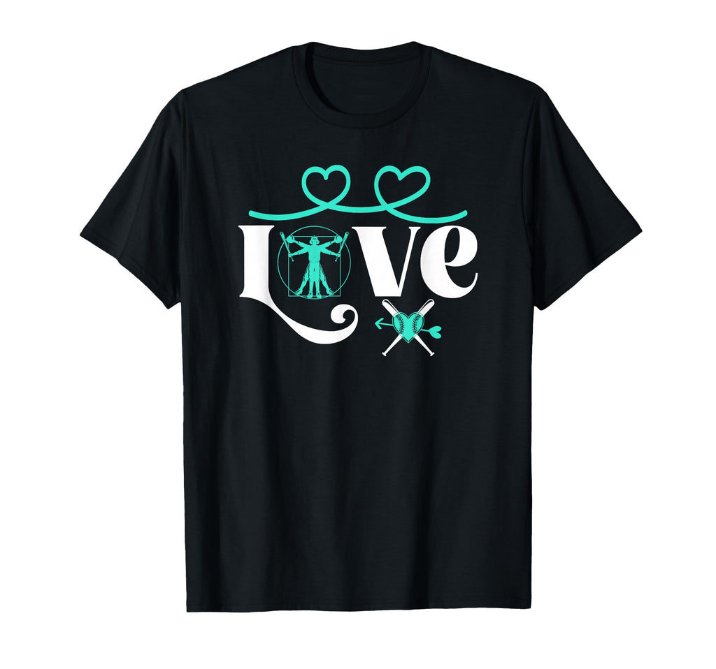 Baseball Softball Baseball Mom Love T-Shirt - Trendy Graphic for Adults - T-Shirt, Sweatshirt, Hoodie