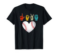 Baseball Love Sign Language T-Shirt - Aesthetic Graphic Men Women - T-Shirt, Sweatshirt, Hoodie