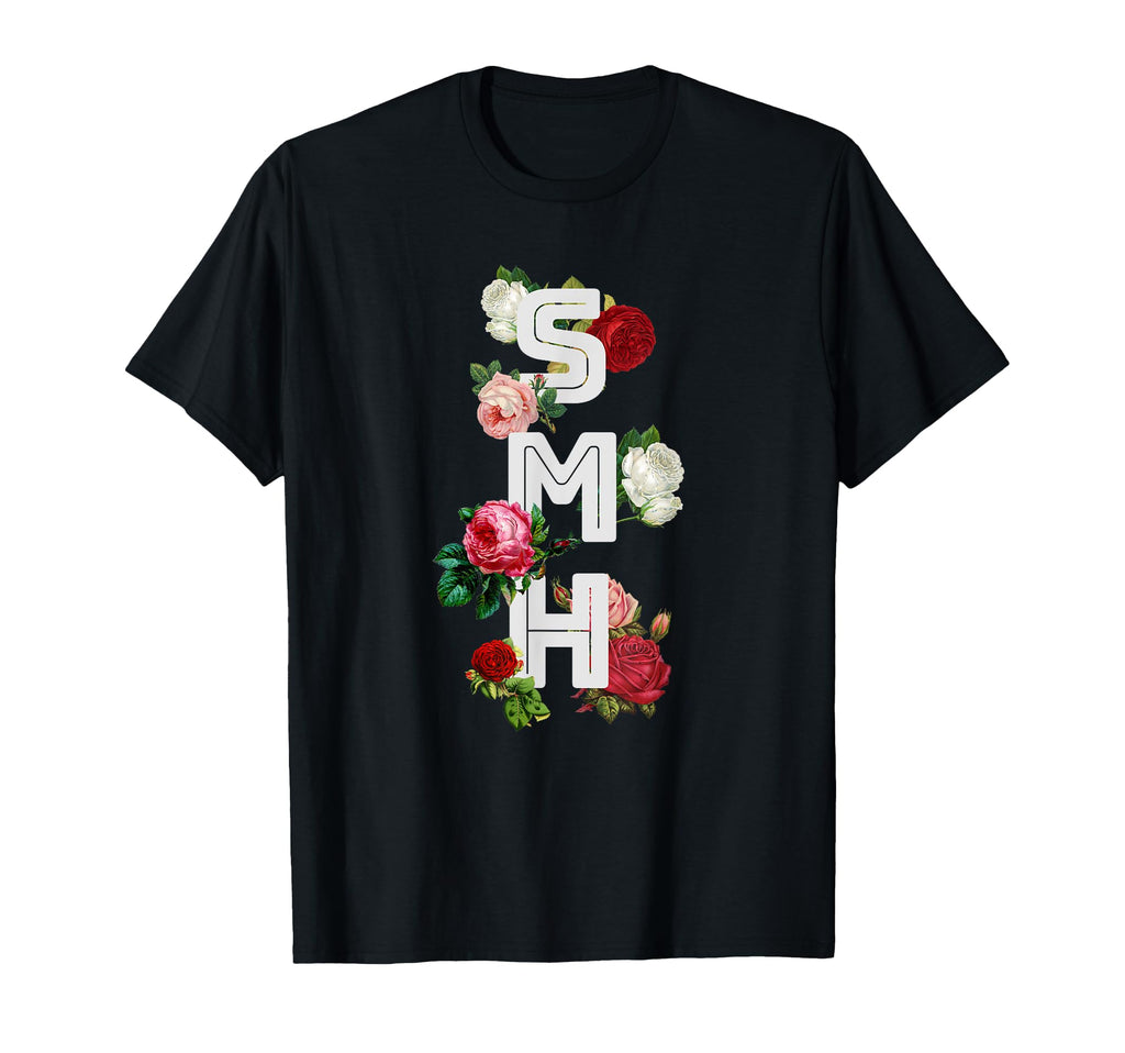 Smh 90S Aesthetic Roses Texting Meme T-Shirt - Trendy Graphic for Adults - T-Shirt, Sweatshirt, Hoodie
