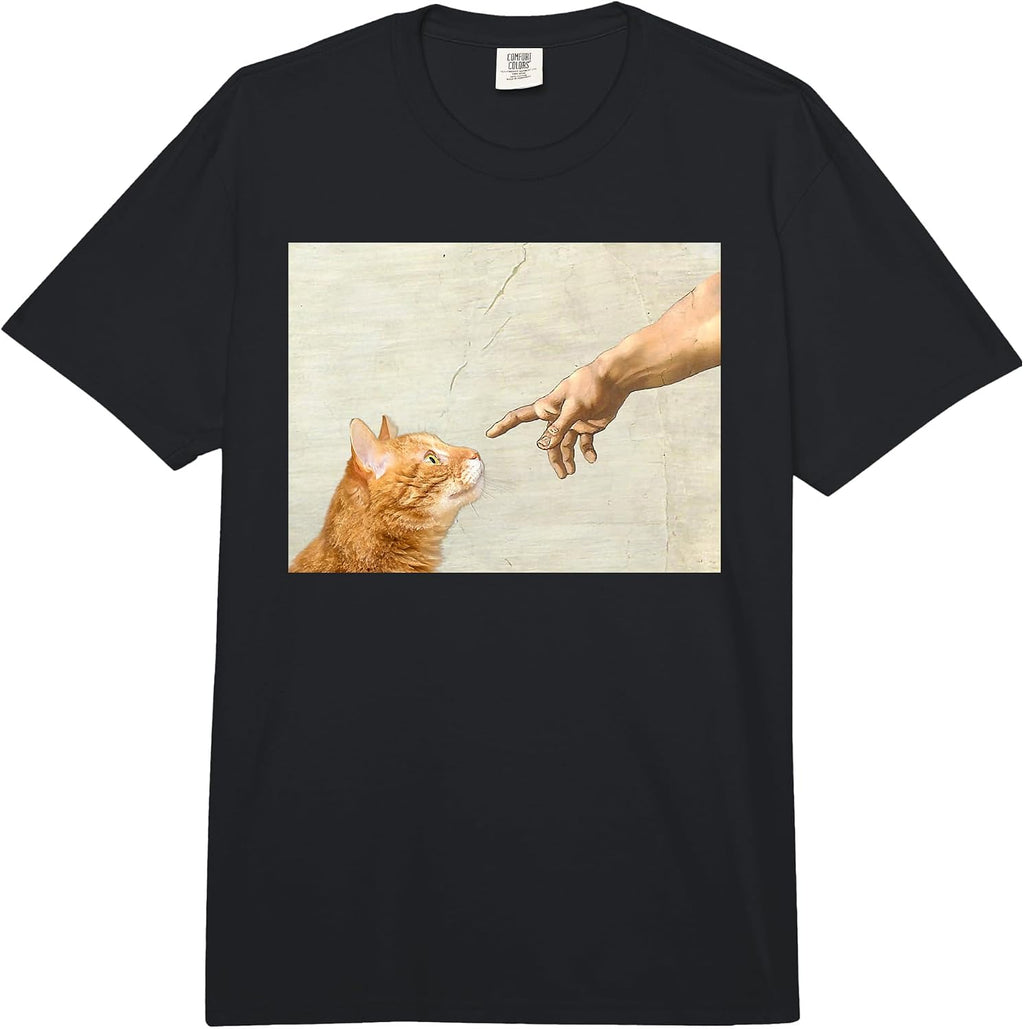 Funny Cat Lover Merch Vintage Grunge 90s Trendy - Adult & Kids T-Shirts, Sweatshirts & Hoodies apparel design preview 1