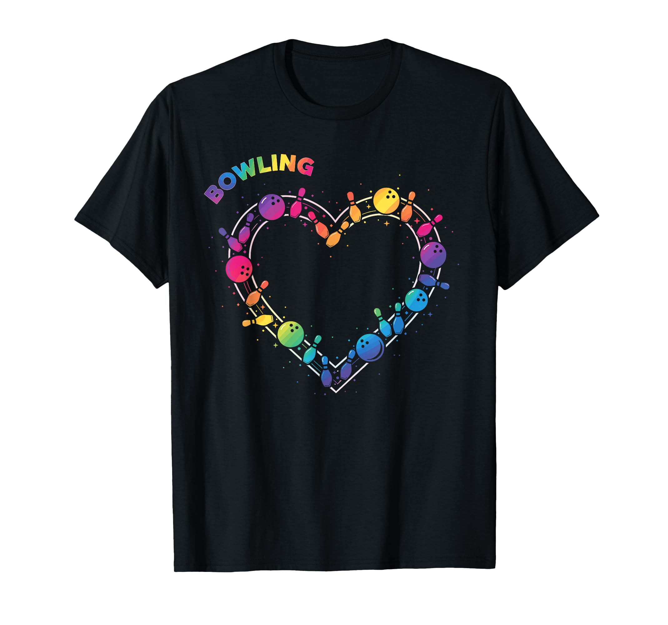 Bowling Shirts Bowling Love Rainbow T-Shirt - Streetwear Style Men Women - T-Shirt, Sweatshirt, Hoodie