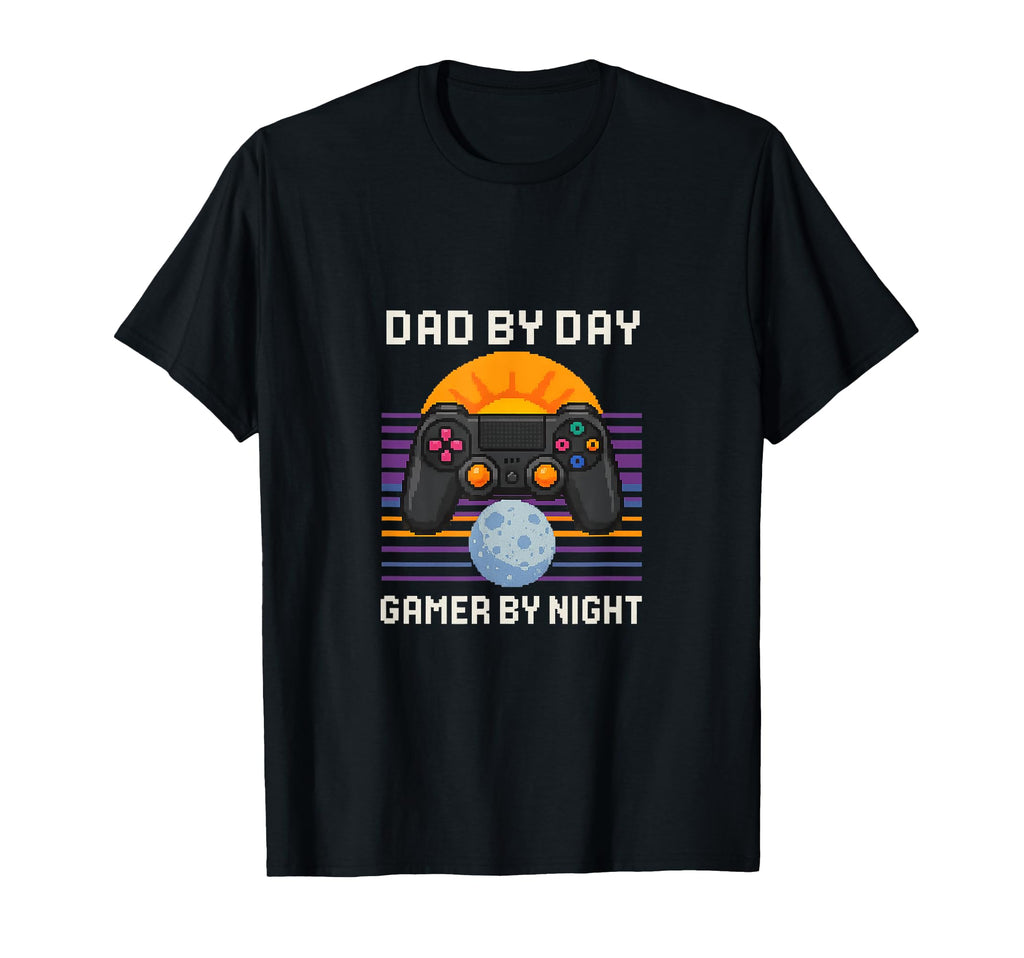 Dad Day Gamer Night Controller T-Shirt - Unique Graphic Unisex - T-Shirt, Sweatshirt, Hoodie
